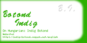 botond indig business card